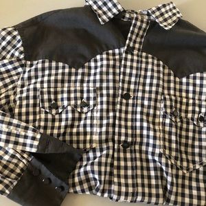 Vintage western button shirt